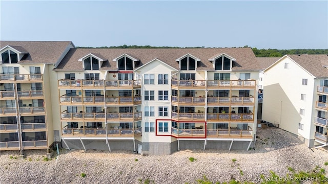 view of rear view of property