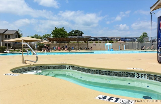 view of swimming pool