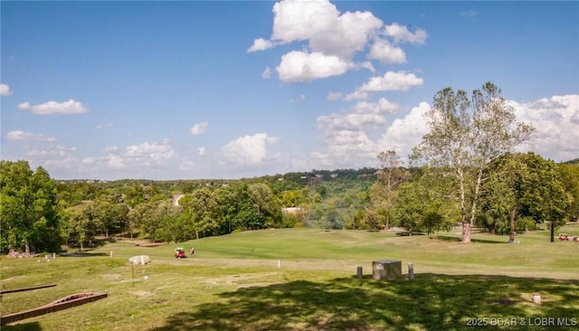 surrounding community featuring a yard