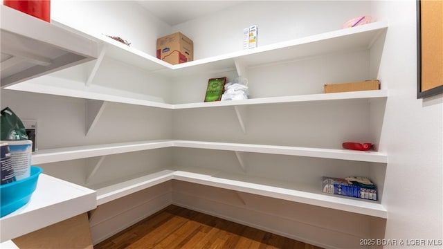 view of pantry