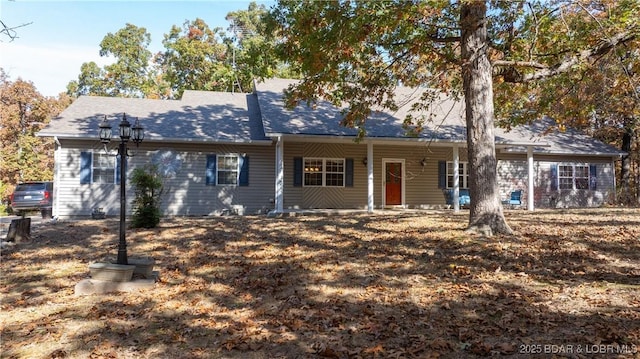 view of ranch-style house