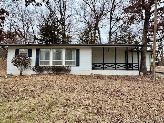 view of ranch-style home