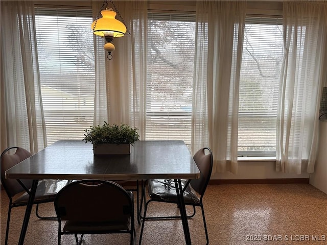 view of dining area