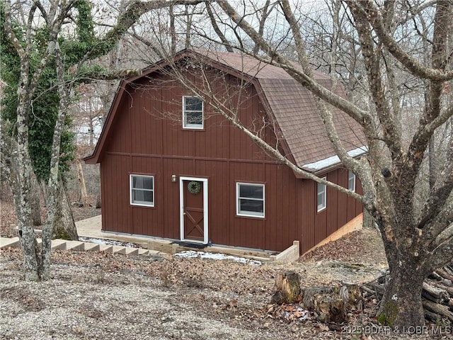 view of back of property