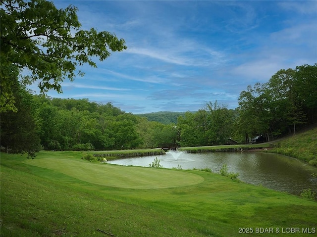 161 Lubbers Quarters, Osage Beach, MO 65065 - view of property's community featuring a water view, a yard, golf course view, and a view of trees