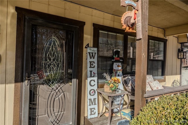 view of entrance to property