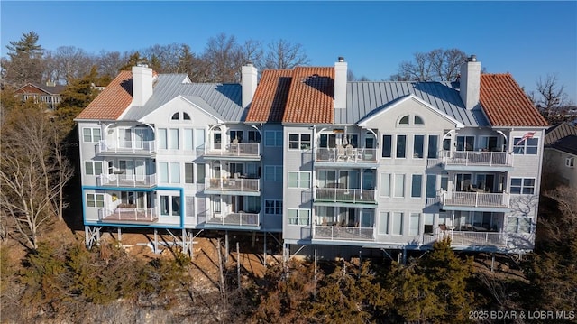 view of rear view of property