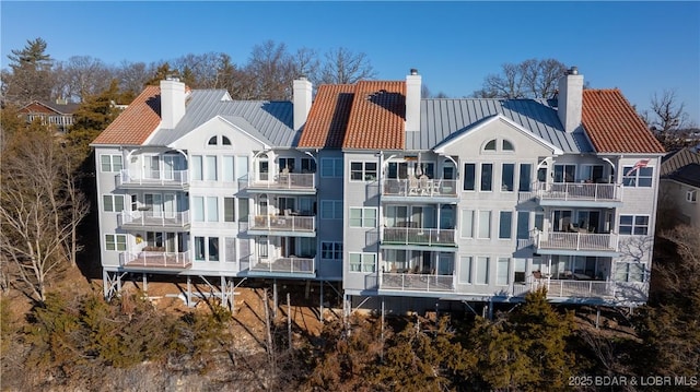 view of rear view of property