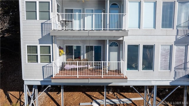 757 Malibu Rd Unit A101, Osage Beach, MO 65065 - rear view of house featuring a balcony