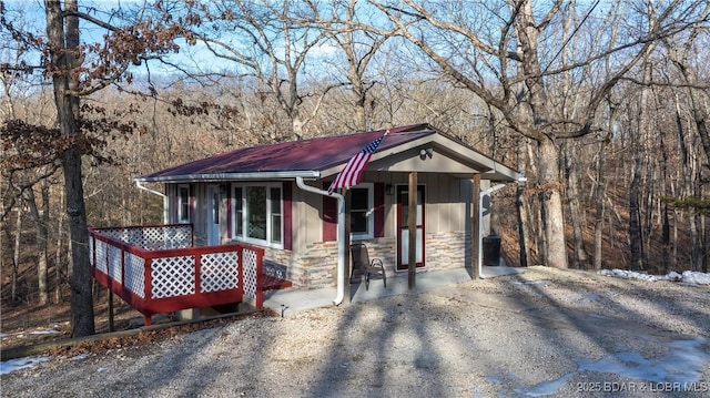 view of front of house