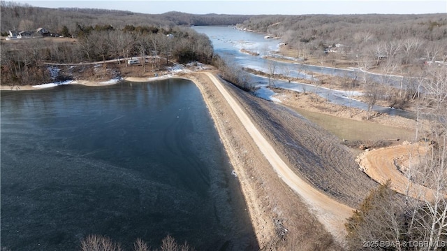 27436 Eola Ln, Rocky Mount, MO 65072 - bird's eye view featuring a water view