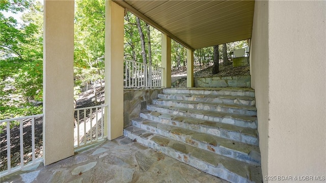 view of patio with covered porch