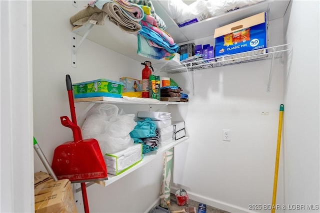 view of laundry room