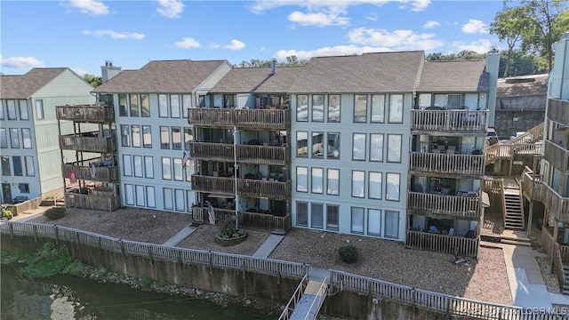 view of property featuring a water view