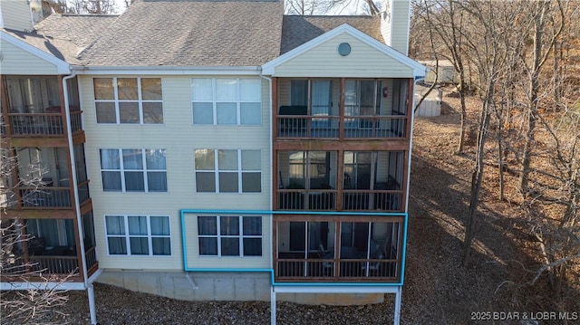 view of rear view of house