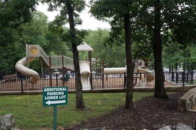 view of play area