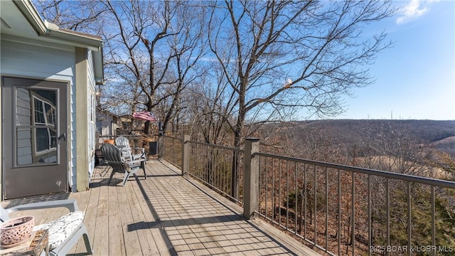 view of deck