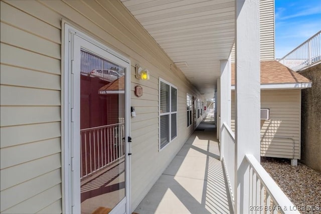 exterior space featuring covered porch