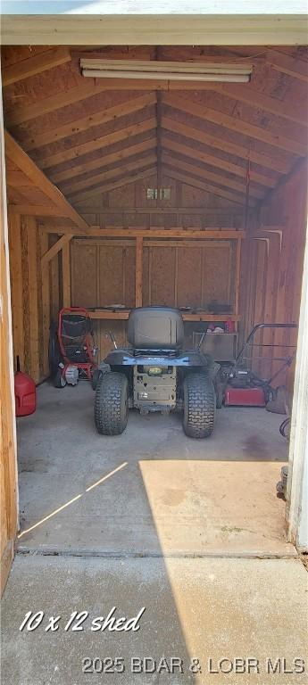 view of storage room