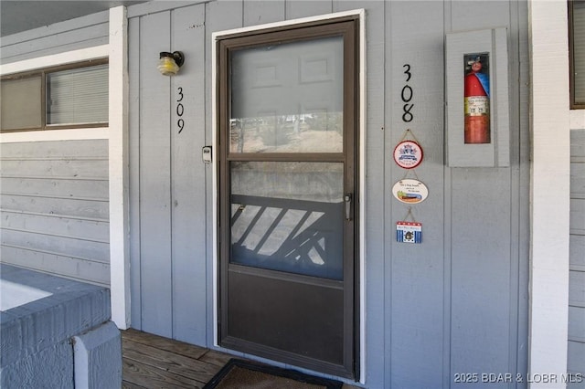 view of entrance to property