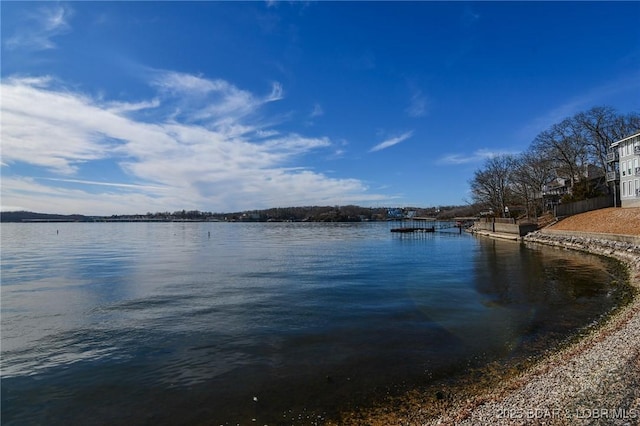 property view of water