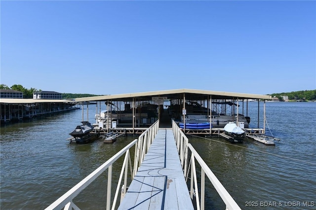 788 Kersten Way Unit A308, Osage Beach, MO 65065 - dock featuring a water view and boat lift