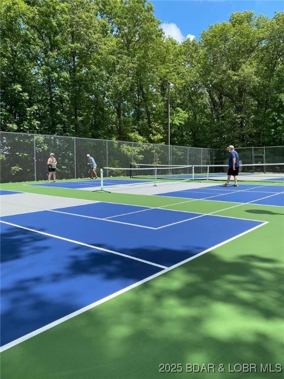 view of sport court