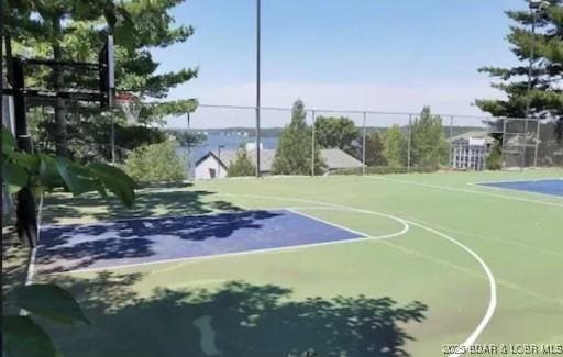 view of basketball court with a wealth of natural light