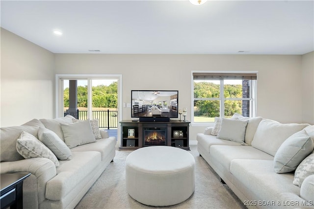 view of living room