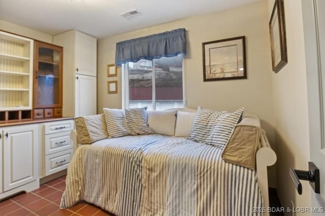 view of tiled bedroom