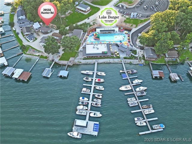 29556 Hunter Rd, Gravois Mills, MO 63069 - drone / aerial view of a large body of water