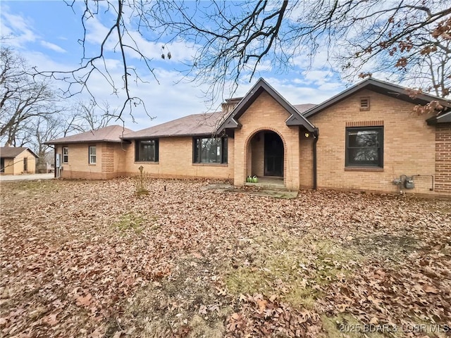 view of ranch-style home