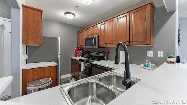 kitchen with stainless steel appliances