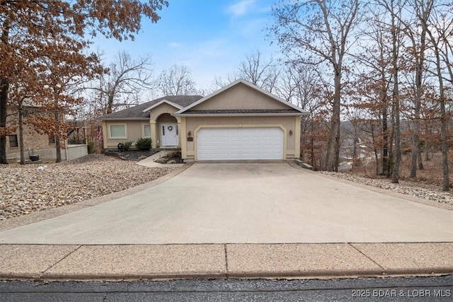 ranch-style house with a garage