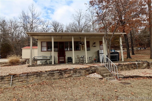 view of front of home