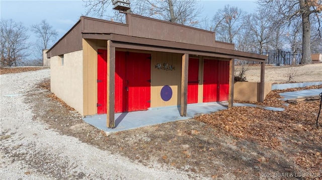 view of outbuilding