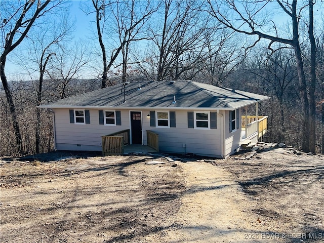 view of front of property