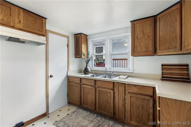 kitchen featuring sink