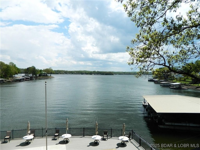 property view of water