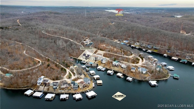 27112 White Horse Cir, Rocky Mount, MO 65072 - aerial view of property's location with a nearby body of water