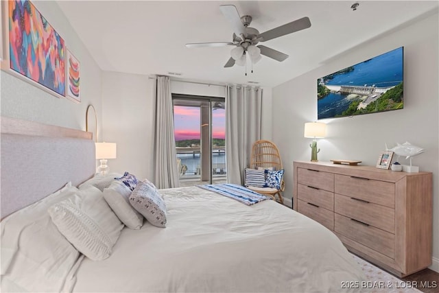 1065 Topsider Ln Unit 408, Osage Beach, MO 65065 - bedroom featuring a ceiling fan