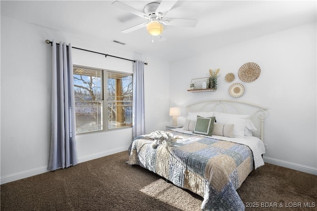 175 Black Rock Rd, Camdenton, MO 65020 - carpeted bedroom with baseboards and ceiling fan