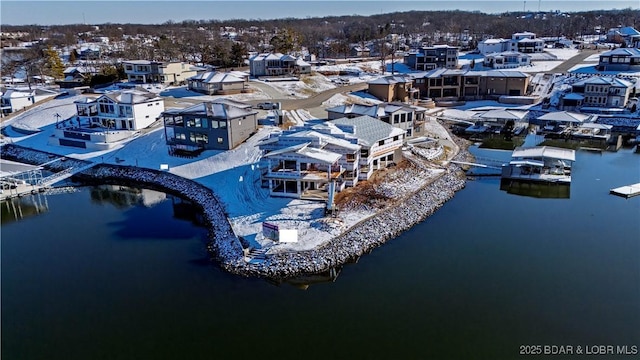 LOT10 Shootout Dr, Osage Beach, MO 65065 - aerial view with a water view and a residential view