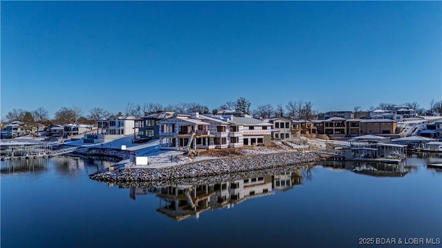 LOT10 Shootout Dr, Osage Beach, MO 65065 - view of dock featuring a residential view and a water view