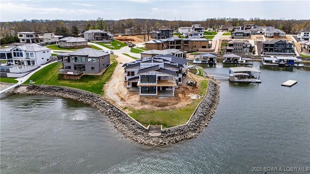 LOT10 Shootout Dr, Osage Beach, MO 65065 - bird's eye view featuring a water view and a residential view