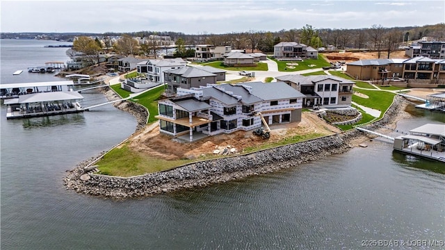 LOT10 Shootout Dr, Osage Beach, MO 65065 - birds eye view of property with a residential view and a water view