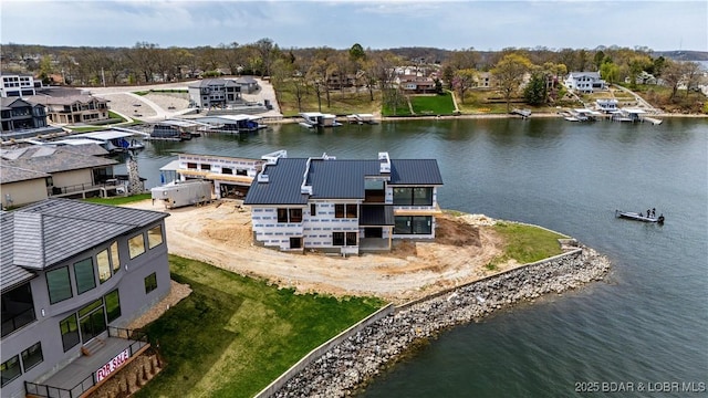 LOT10 Shootout Dr, Osage Beach, MO 65065 - birds eye view of property featuring a residential view and a water view
