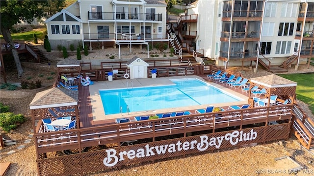 view of community pool