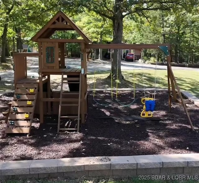 view of communal playground