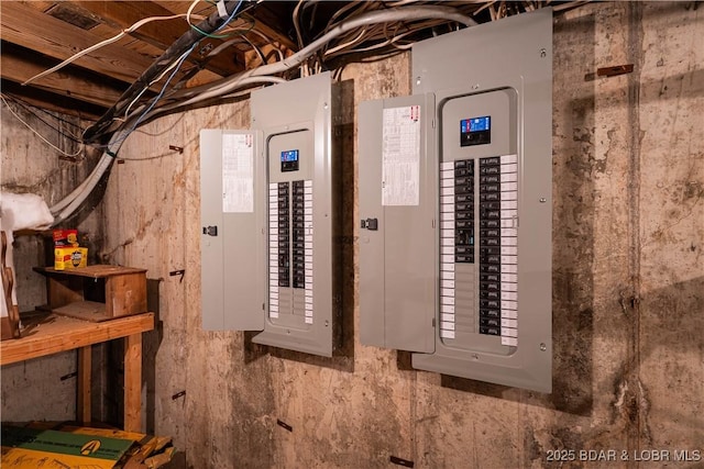 utilities with electric panel